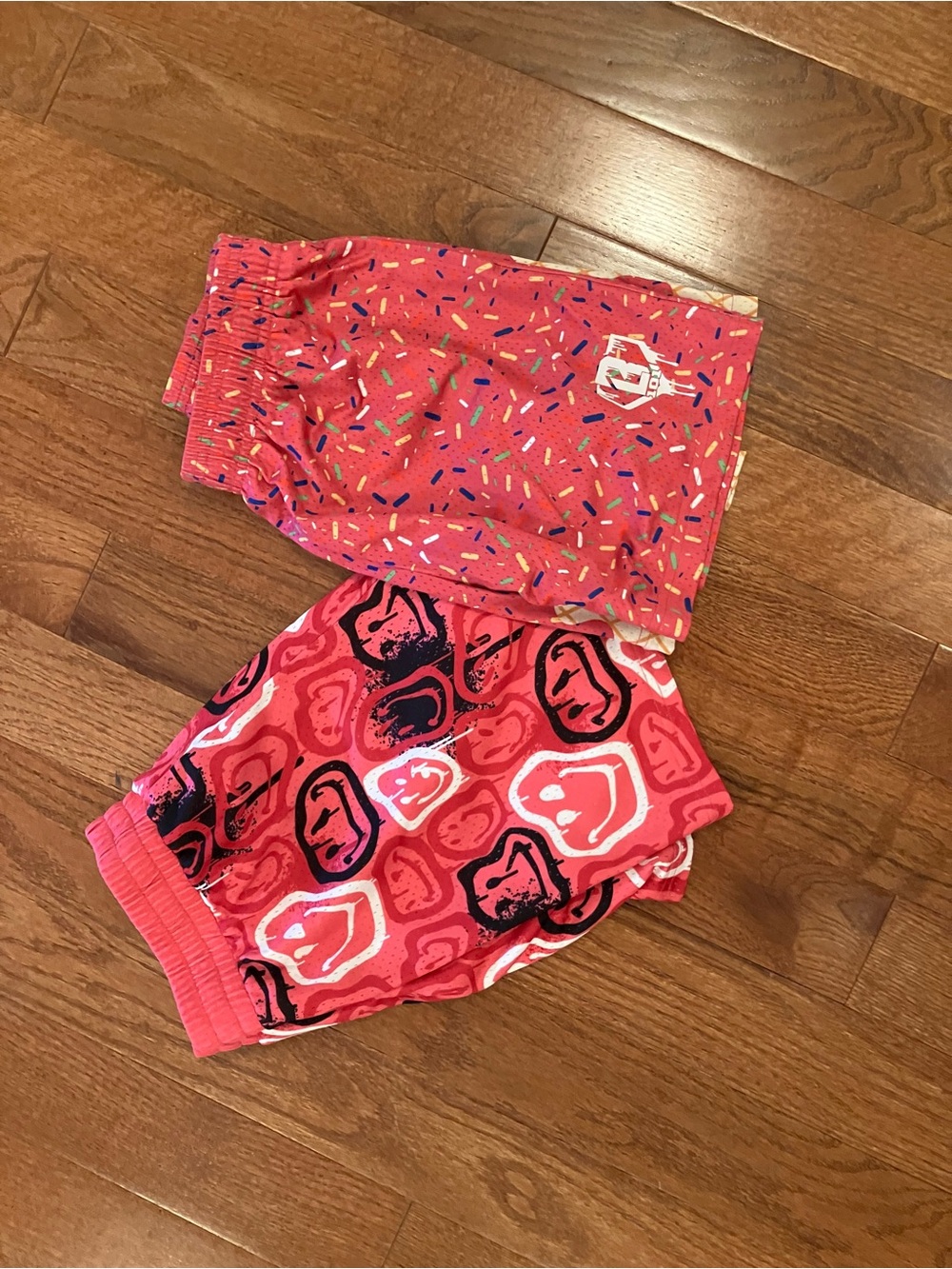 Kids Short Sleeve Tee - Pink Patterned Playtop